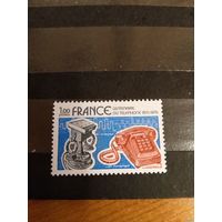 1976 Франция 100 лет телефону чистая клей MNH** выпускалась одиночкой (2-8)