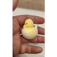 Елочная игрушка ципленок пенапласт