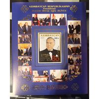 Азербайджан 2003. Президент Г.Алиев 80 лет. Блок (188)