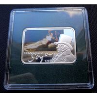 1 доллар 2010 Ниуэ Известные художники Франсиско Гойя! Серебро 925 пробы 28,28 грамм! ОБМЕН!