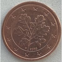 Германия 2 евроцента 2003 г. F