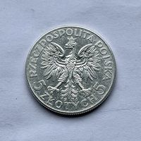 Монета СЕРЕБРО Польша 5 злотых 1934 год Ядвига ОТЛИЧНЫЕ