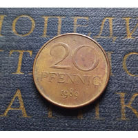 20 пфеннигов 1989 (A) Германия ГДР #01