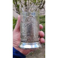 ПОДСТАКАННИК КРЫМ ПАЛЬМЫ  МЕЛЬХИОР КОЛЬЧУГИНО ОРИГИНАЛ СТАКАН В ПОДАРОК . Распродажа Коллекции !!! . Экспресс  Аукцион  с рубля без МПЦ и прочего 3 ДНЯ  .Много лотов в продаже .