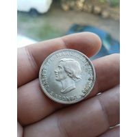 Серебро 0.800!Дания 2 кроны, 1958