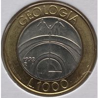 Сан-Марино 1000 лир 1998 г. В холдере