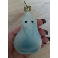 Ёлочная игрушка, стекло, морж, редкая
