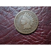 1 цент США 1887 г.