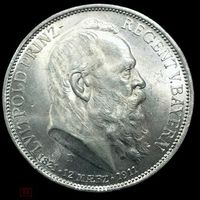 3 марки 1911 Луитпольд Баварский Ярчайший!