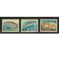 Лихтенштейн-1989(Мих.964-966) , ** , Фауна, Рыбы (полная серия)