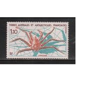 Французские Антарктические Территории-1989(Мих.247) , ** , Морская Фауна,Крабы