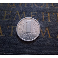 1 пфенниг 1988 (A) Германия ГДР #30 AU