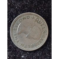 3 пенса новая зеландия 1955