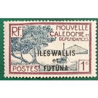 Новая Каледония 1930 с надпечаткой Уоллис и Футуна
