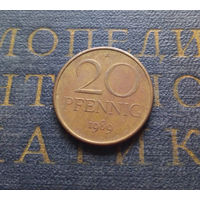 20 пфеннигов 1989 (A) Германия ГДР #02 XF