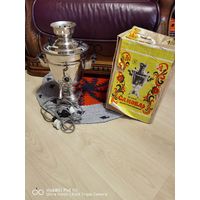 Самовар СССР Новый в упаковке самая привлекательная цена трёхдневный аукцион