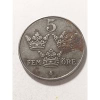 Швеция 5 оре 1949