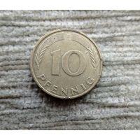 Werty71 Германия ФРГ 10 пфеннигов 1996 F