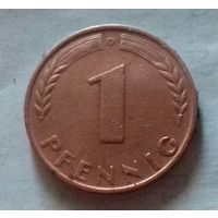 1 пфенниг, Германия 1950 D