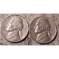 5 центов  1959 Р  D США Джеферсон