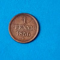 1 пфенниг(1856г.) Герцогство Брауншвейг.