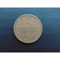 Россия для Финляндии 1 пенни 1912 г.