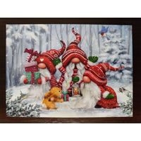 Открытка С новым годом чистая