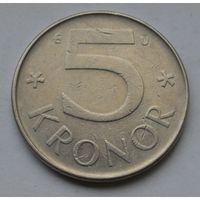 Швеция, 5 крон 1984 г.