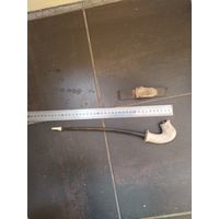 Старинная трубка 18в. Галандский тип рабочая. Коп.+ реставрация. Марёный дуб.