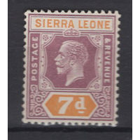 1921 Сьерра Леоне ** 7d, Георг V (SG 140)