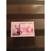 1960 Франция персоналии искусство культура клей MNH** (5-8)