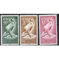 Испанская Ифни 1952. Фауна. Птицы. 3 марки 112-14