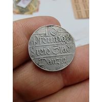 10 пфеннигов 1923 г. Данциг.