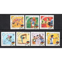 Олимпийские игры в Барселоне Мадагаскар 1992 год серия из 7 марок