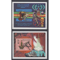Спорт. Олимпийские игры. Ливия. 1979. 2 блока. Michel N бл42-43В (60,0 е)