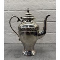Чайник. Кофейник высокий. Посеребренный.  ЕВРОПА.    Распродажа коллекции!!!