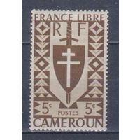 [1445] Французские колонии. Камерун 1942. Свободная Франция.5с. МН