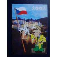 Календарик 2002 г.  Дриант.  Чехия.