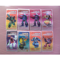Наклейки вкладыши от жевательной резинки Трансформеры 1993г. (Transformers, Kent).