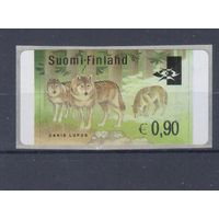 [857] Финляндия 2002. Фауна.Волки. Одиночный выпуск MNH