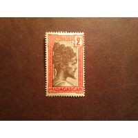 Французский Мадагаскар 1930 г.Вождь народа Сакалава./03а/