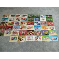 Открытки ссср б.у. 46 шт