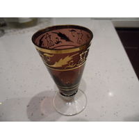 Рюмка цветная позолота СССР(торг в разумных пределах)