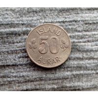 Werty71 Исландия 50 Эйре оре Эре 1970