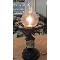 Лампа Советская. Под керосинку. С целой эмалью.