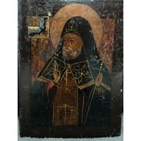 Икона старинная Св. Митрофан, Епископ Воронежский. Распродажа коллекции!!!