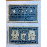 50 пфеннингов (нотгельды) г. Германия.-2