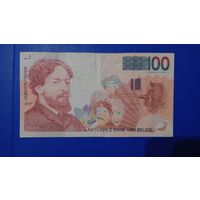 Бельгия 100 франков 1995-2001