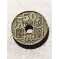 Испания 50 сентим 1949