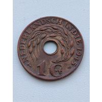 Голландская Ост-Индия. 1 цент 1945 года.